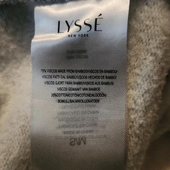 Lysse Active Bamboo Blend Grey Open Front Cardigan sz.S/M - Picture 7 of 7